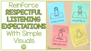 Reinforce Respectful Listening Expectations with Simple Visuals